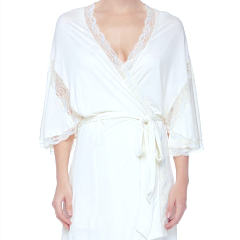 Eberjey wedding/white robe